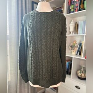 L.L. Bean Olive Knit Sweater